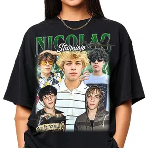 Nicolas Sturniolo Retro T-Shirt Collection - Perfect Gift for Men and Women Shirt Cotton Top