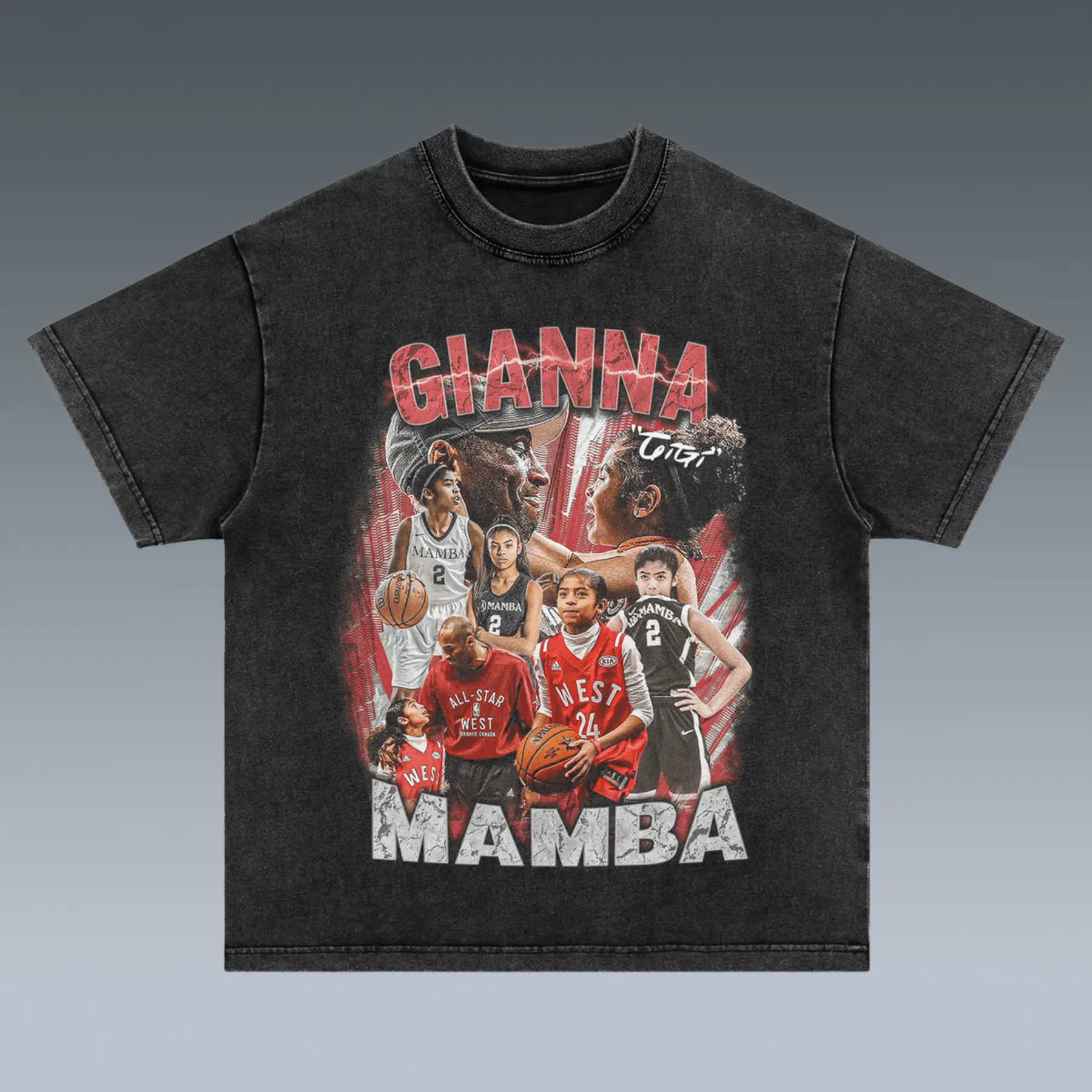 Kobe Gigi T-Shirt, Unisex Graphic Tee, Hoodie & Sweatshirt, Basketball Inspired Apparel, Casual Streetwear Clothing