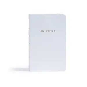 KJV Gift and Award Bible, White Imitation Leather -- Holman Bible Publishers - Bible