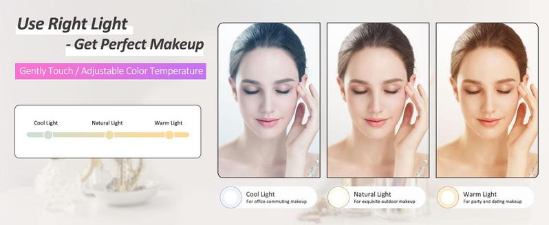 Behaesty Portable Makeup Bag with 3-Color LED Light Detachable Mirror 2000mAh USB Rechargeable Waterproof PU Leather Organizer Compact Travel Cosmetic Pouch Vanity Purse Zip TikTokShopBlackFriday Behaesty Portable Makeup Bag with 3-Color LED Light Detachable Mirror 2000mAh USB Rechargeable Waterproof PU Leather Organizer Compact Travel Cosmetic Pouch Vanity Purse Zip TikTokShopBlackFriday