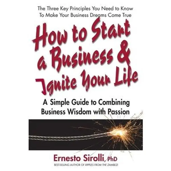 USED-How to Start a Business & Ignite Your Life: A Simple Guide to Combining Business Wisdom with Passion by Sirolli, Ernesto (Paperback)