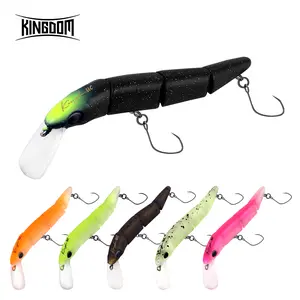 Kingdom 4 multi-section fish lure, 2.95 inches, 0.15 oz, slow-sinking lure, pack of 3