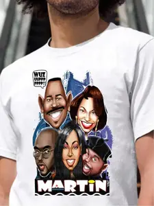 Martin TV Show T-shirt Animated men  gifts funny tshirt