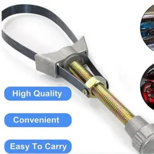 Oil Filter Wrench, Adjustable Oil Filter Removal Tool, Suitable for Large Size Filters, Oil Filter Installer
