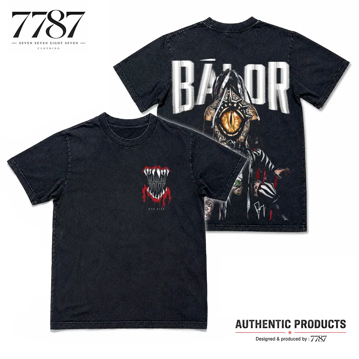 Men's Oversized Finn Balor Demon King Graphic Cotton Garment - Breathable Fabric Wrestling Printed Pullover Hoodie Streetwear Sweatshirt, Ribbed, T-Shirt, Vintage, Smooth, All Seasons, Aesthetic, Casual