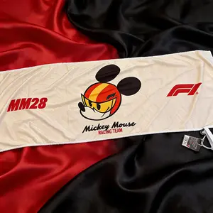 MINISO Mickey Cartoon Sports Towel, Quick-Dry & Absorbent, for Home, Travel & Beach Use, Anime Merchandise