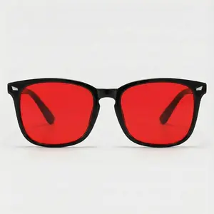 Blue Light Glasses for Sleep - Unisex Design, Red Lenses for Winding Down & Restful Sleeping and Comfortable Fit