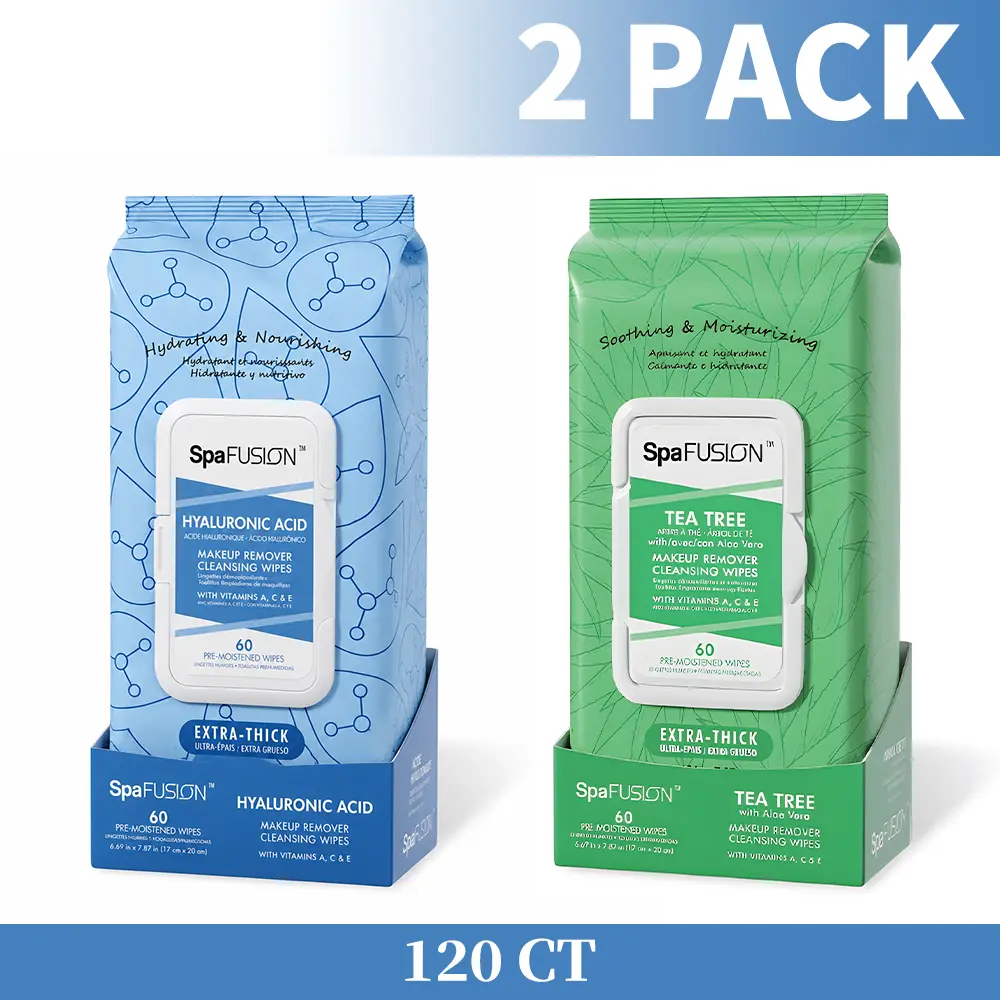 2 PACK Make up Remover Cleansing Wipes
