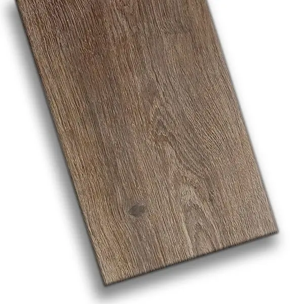 Rio Grande Congo SPC Flooring Sample | 100% Waterproof, 5mm Thick, 12 Mil Wear Layer, Click Install, Warm Brown Oak Look with EVA Pad