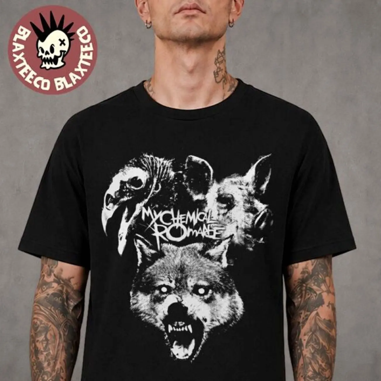 My Chemical Romance Washington DC 2026 Exclusive Merch Tee At Nationals Park On August 18 2026 Wild Animals T-Shirt LA5