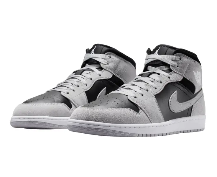 Nike Air Jordan 1 Mid Light Smoke Grey Black White DQ8426-008 Men’s Shoes NEW Nike Air Jordan 1 Mid Light Smoke Grey Black White DQ8426-008 Men’s Shoes NEW