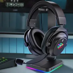 RGB Wired Over-Ear Gaming, Comfortable Noise Cancelling, Microphone Included, Suitable for PC Laptop Ps4 Ps5, Multiplatform Gaming Headset