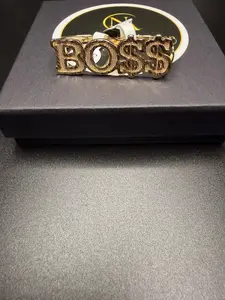 18K Gold Filled Boss 2 Finger ring