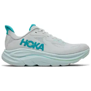 Hoka One One Clifton 10 White Cielo Blue 1162031-WTCL Women's Fashion Shoes New