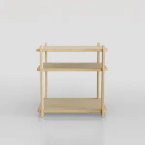 Mid Century Nightstand - Small Side Table, Bedside Table, Plywood Furniture, Simple Design, Ideal for Bedside Use