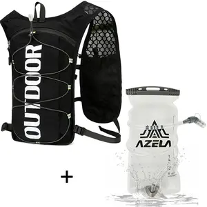 Running Hydration Vest Backpack Lightweight Insulated Pack with 1.5L Water Bladder Daypack for Hiking Trail Running Cycling Marathon Men Women