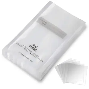 Wevac Vacuum Sealer Bags 100 Gallon 11x16 Inch for Food Saver, Seal a Meal, Weston. Commercial Grade, BPA Free, Heavy Duty, Great for vac storage, Meal Prep and Sous Vide vacuum seal bags for travel