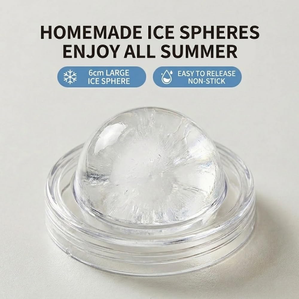 IMOLI Portable Collapsible Ice Ball Mold Cup, Creative Food-Grade Silicone Ice Mold with Built-in Straw for Summer Outings, Camping, Travel, Parties, and Gifting.