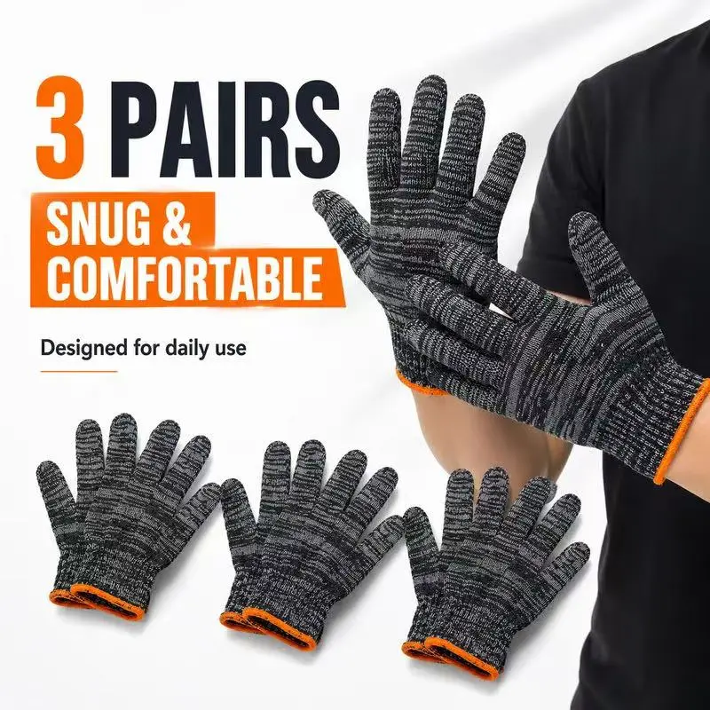 Unisex gardening gloves; multi-functional work gloves with strong grip, made of elastic and breathable knitted fabric; suitable for gardening, DIY, household chores, and workshop work, suitable for use in various scenarios