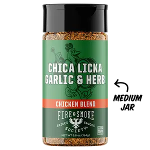 Fire & Smoke Society Chica Licka Garlic & Herb Seasoning | Great Spice on Chicken