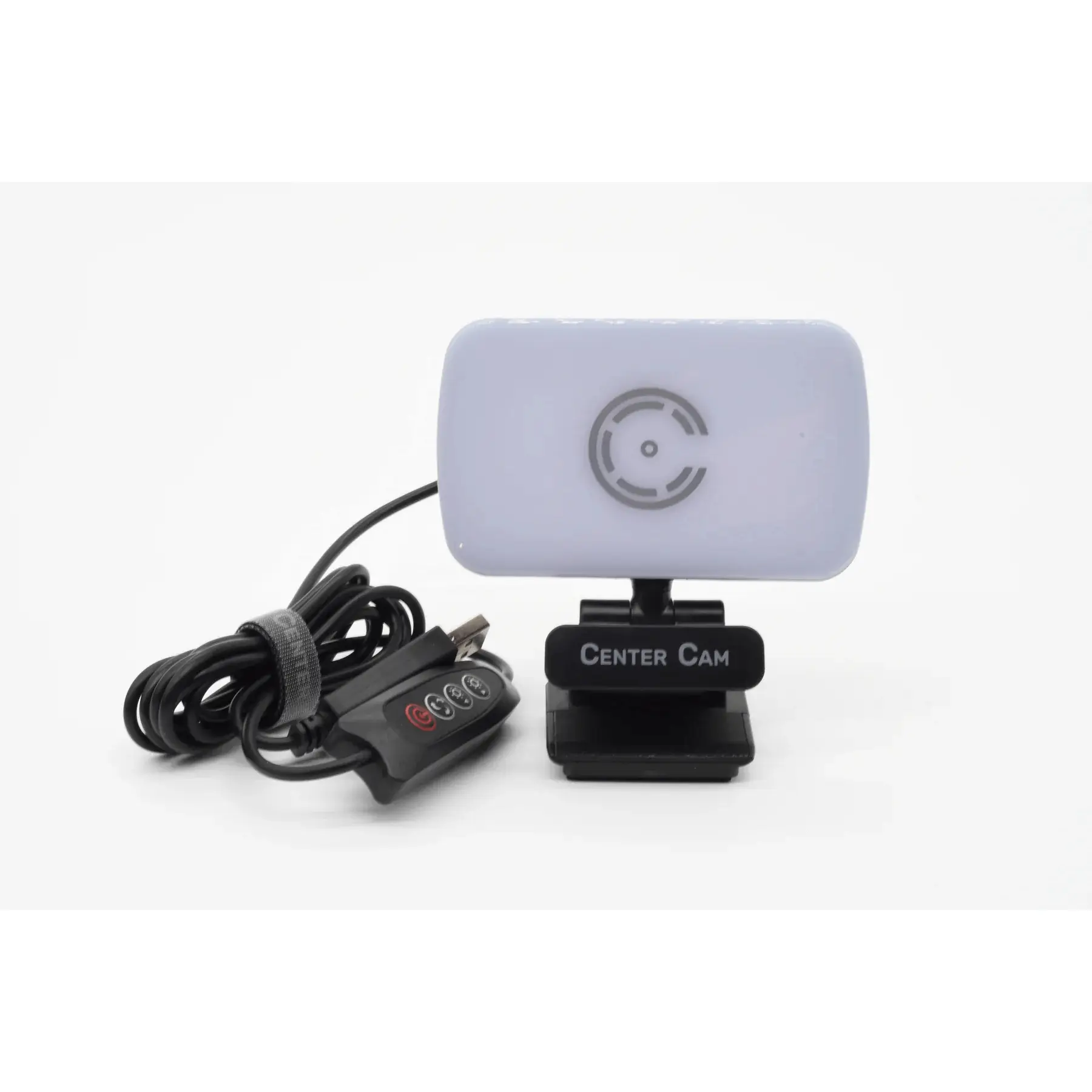 CENTER CAM Video Conferencing Light Phone Selfie for Smartphone USB Powered 5V 3000k-6500k Color Temperatures Warm Yellow White White