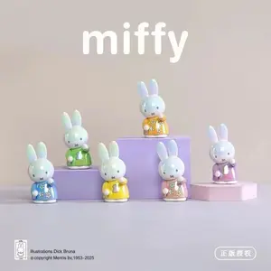 Kawaii Miffy Storage Rack Doll Ornament Storage Rack Series Model Figures Toy Doll