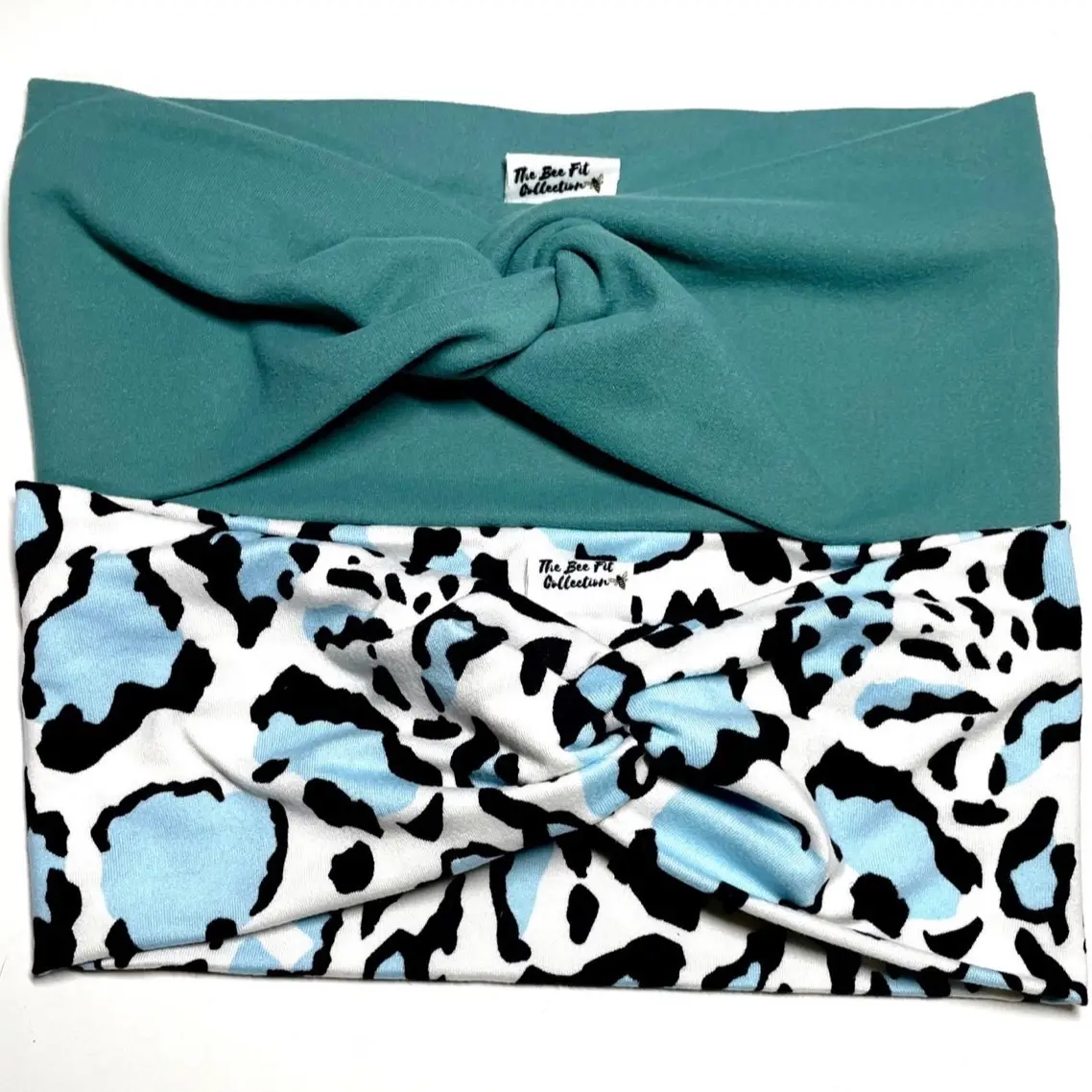 Teal Front Knot Headband Bundle
