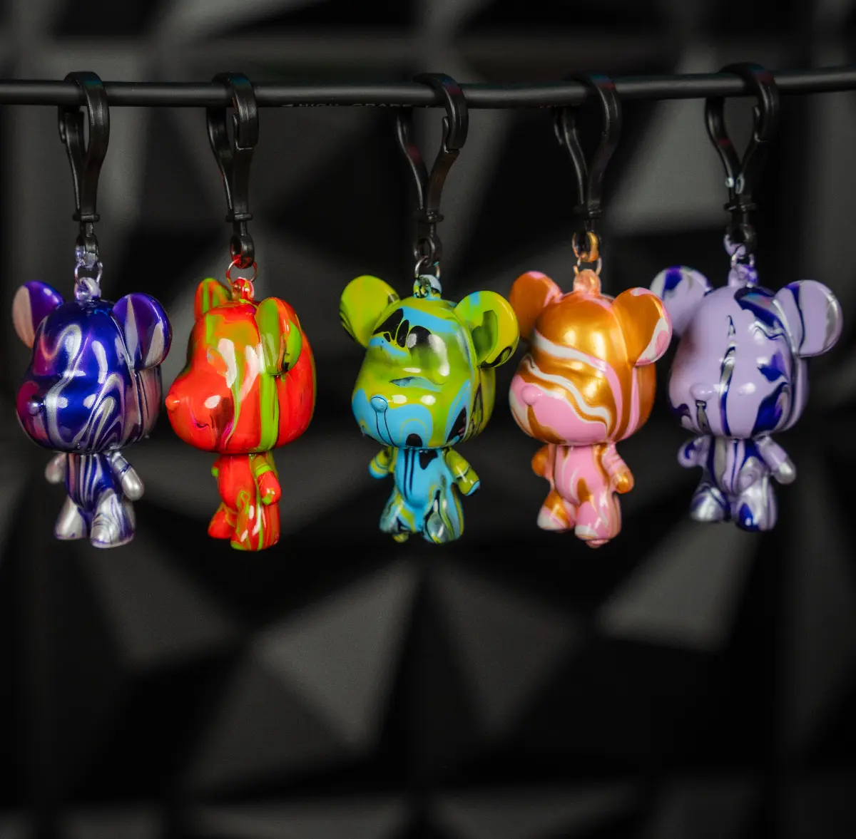 Drippy Bear Keychain