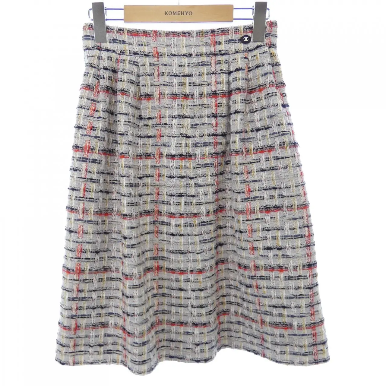 Pre-owned CHANEL Cotton Small Leather Goods Skirt