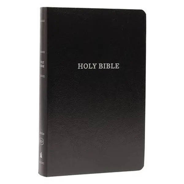 USED Book - KJV, Gift and Award Bible, Imitation Leather, Black, Red Letter Edition by Thomas Nelson (Imitation Leather) - english