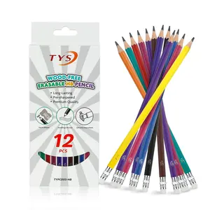 12/24pcs HB Pencils with Eraser for Writing Drawing and Sketching, Wooden Colored Pencil Set, for Students and Artists, Perfect School Supply Gift, Lead Pencil