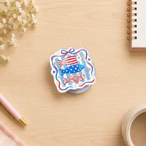 Patriotic Fish Magsafe Phone Grip, Magnetic PopSocket Kickstand, Americana Coastal Kindle Grip, 4th of July Gift Accessory