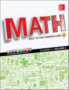 USED-Glencoe Math, Course 2, Student Edition, Volume 2 by PRICE ET AL (Paperback)