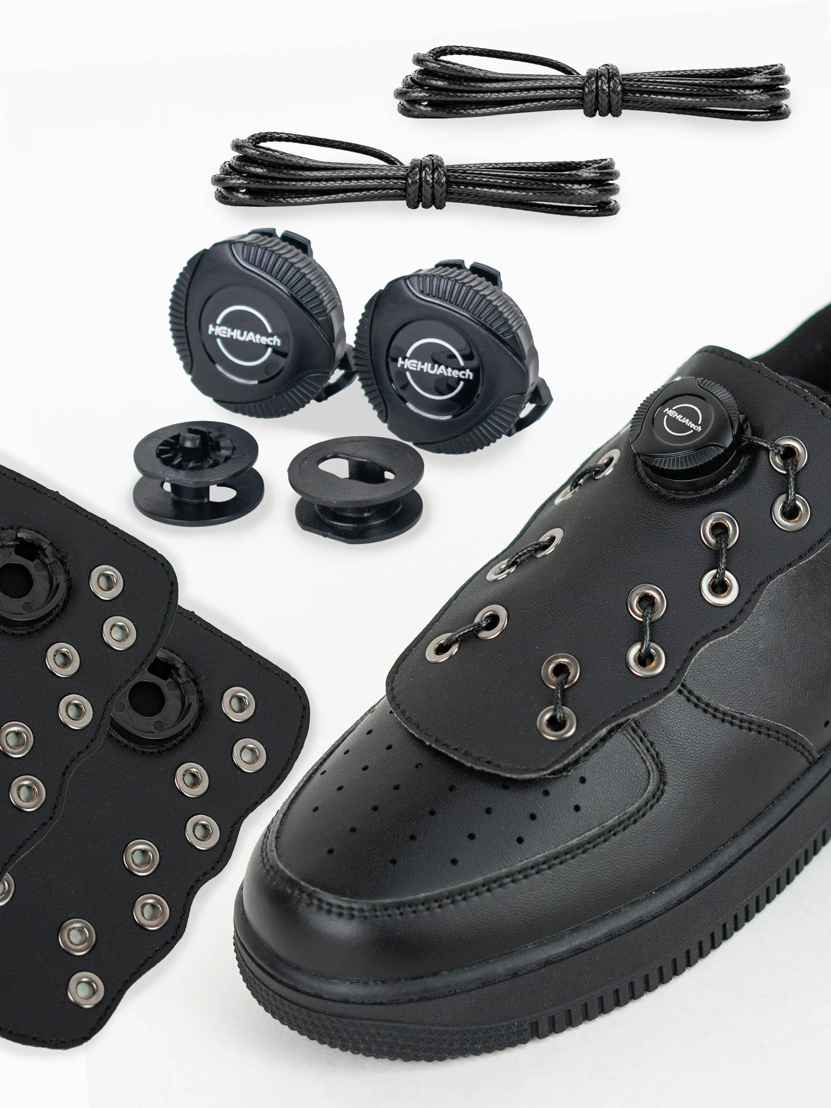 No-Tie Rotating Laces, Classic and, Automatic Adjustment, Unisex Size, Suitable for Men, Women, Children, Comfortable Fit