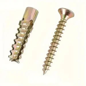 Sawtooth Anchor Expansion Bolts - Sawtooth design for concrete, brick walls - Strong anchoring, earthquake resistance, and easy installation - Expansion screw sets suitable for construction, racking, and equipment installation Drywall Anchors Screws