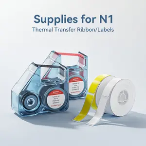 NIIMBOT Thermal Transfer Labels For N1 model only, Waterproof, Oil-Proof for Home Office Small Business Labeling Tape Replacement