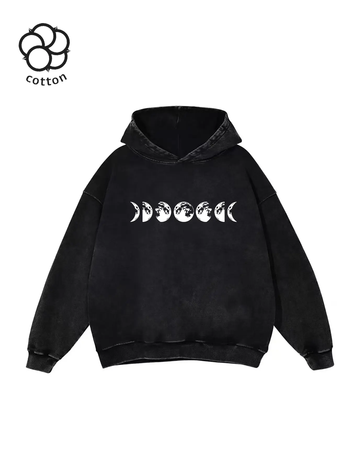 Autumn Winter Unisex Hoodie, Comfortable Streetwear Knit Cotton Fabric, Perfect Gift for Fans, Fashion Space Planet Print, Casual Long Sleeve