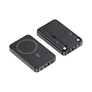 For MagSafe Portable Charger 15W Wireless Magnetic Power Bank 10000mAh with Supports PD20W Bidirectional Fast Cahrging, Battery Pack Compatible with iPhone 17/16/15/14/13 Pro/Pro Max Series