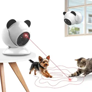Laser Cat Toys for Indoor Cats, Truly Random Trjajectory, Suction Cup Design, Quiet Running, Automatic Interactive Cat Toy