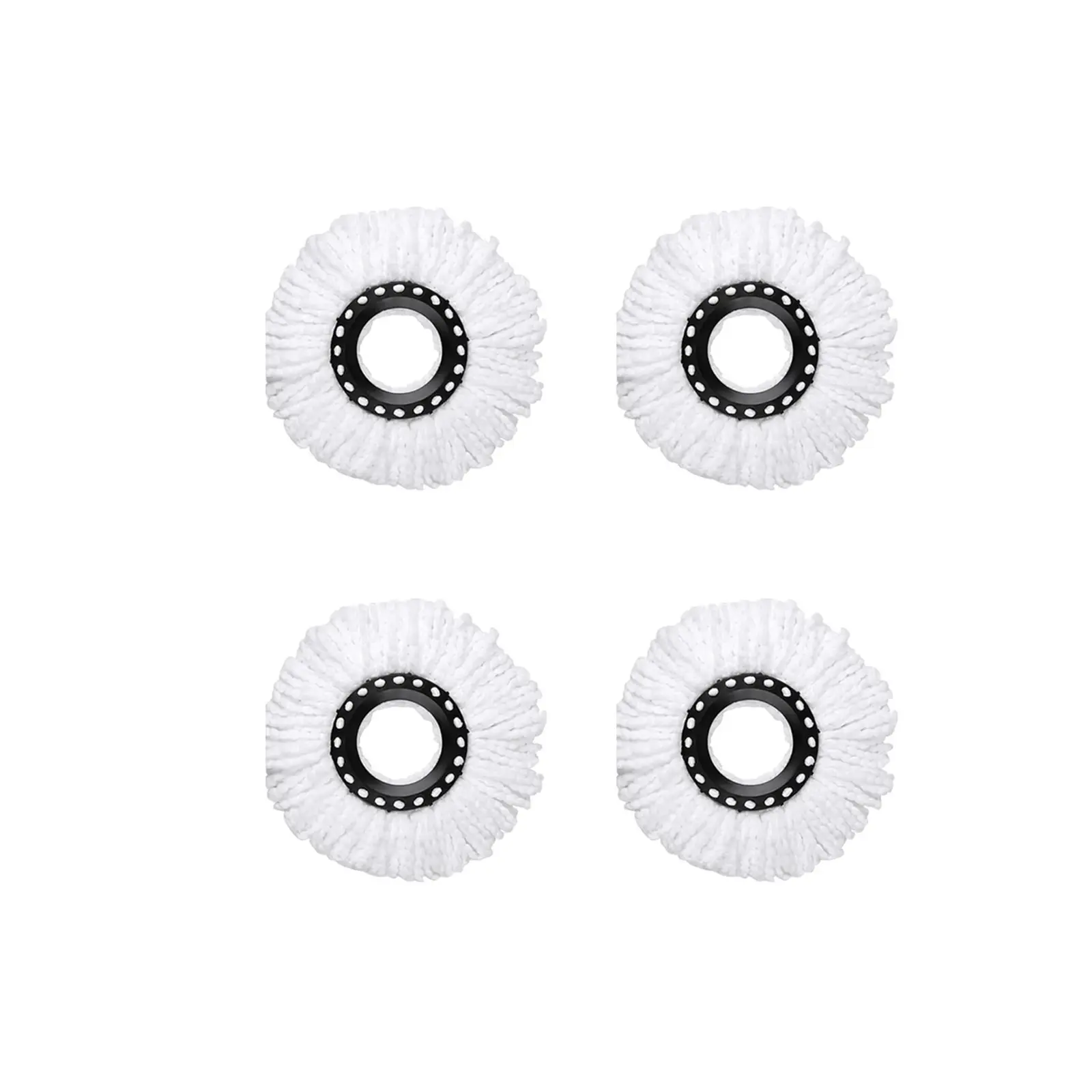 4/8/12/16 Pack Mop Head Replacement,360° Spin Mop Replacement Head,Round Mop Head Microfiber Refills, for Household Cleaning