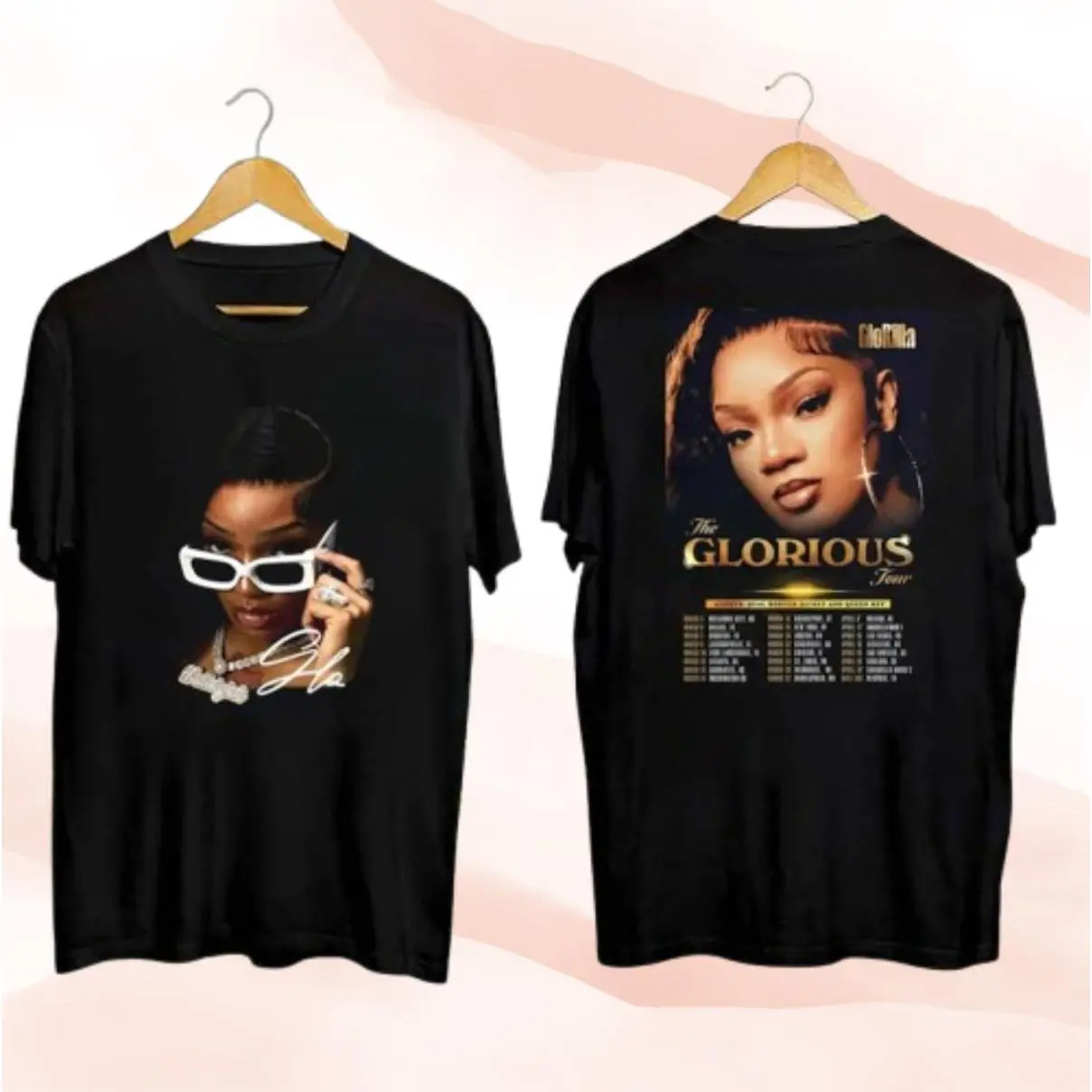 Glorious 2025 Tour Shirt, GloRilla Merch, 2025 Concert, GloRilla Fan Shirt, 90s Vintage Shirt, Graphic tee, Full Color Selection