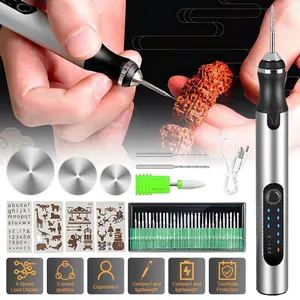 Cordless Nail Drill Electric Rechargeable File Kit, Professional Efile Acrylic Gel Nail Polish Remover Pedicure Manicure Machine Portable Set for Salon Home