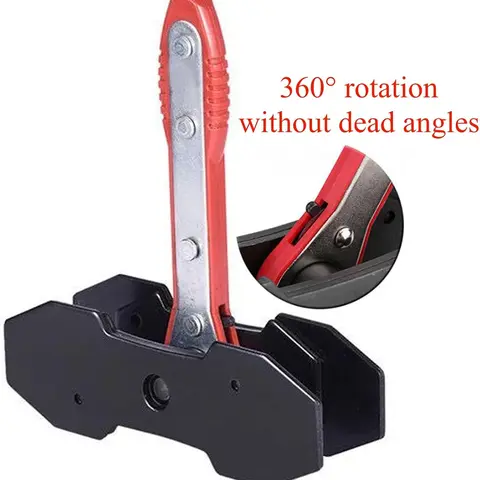 360° Rotation Ratchet Wrench Brake Caliper Press Separator, 4-Piston Pad Install Accessory with Strong Compression Capability for Large Trucks, Easy Operation Tool for Compressing Large Brake Calipers & Efficient Maintenance