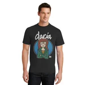 Men Vintage Wonder Cartoon D-Darias Movie T Shirt Strong Woman Bravery Cotton Merchandise Short Sleeve Tees Printed T-Shirt