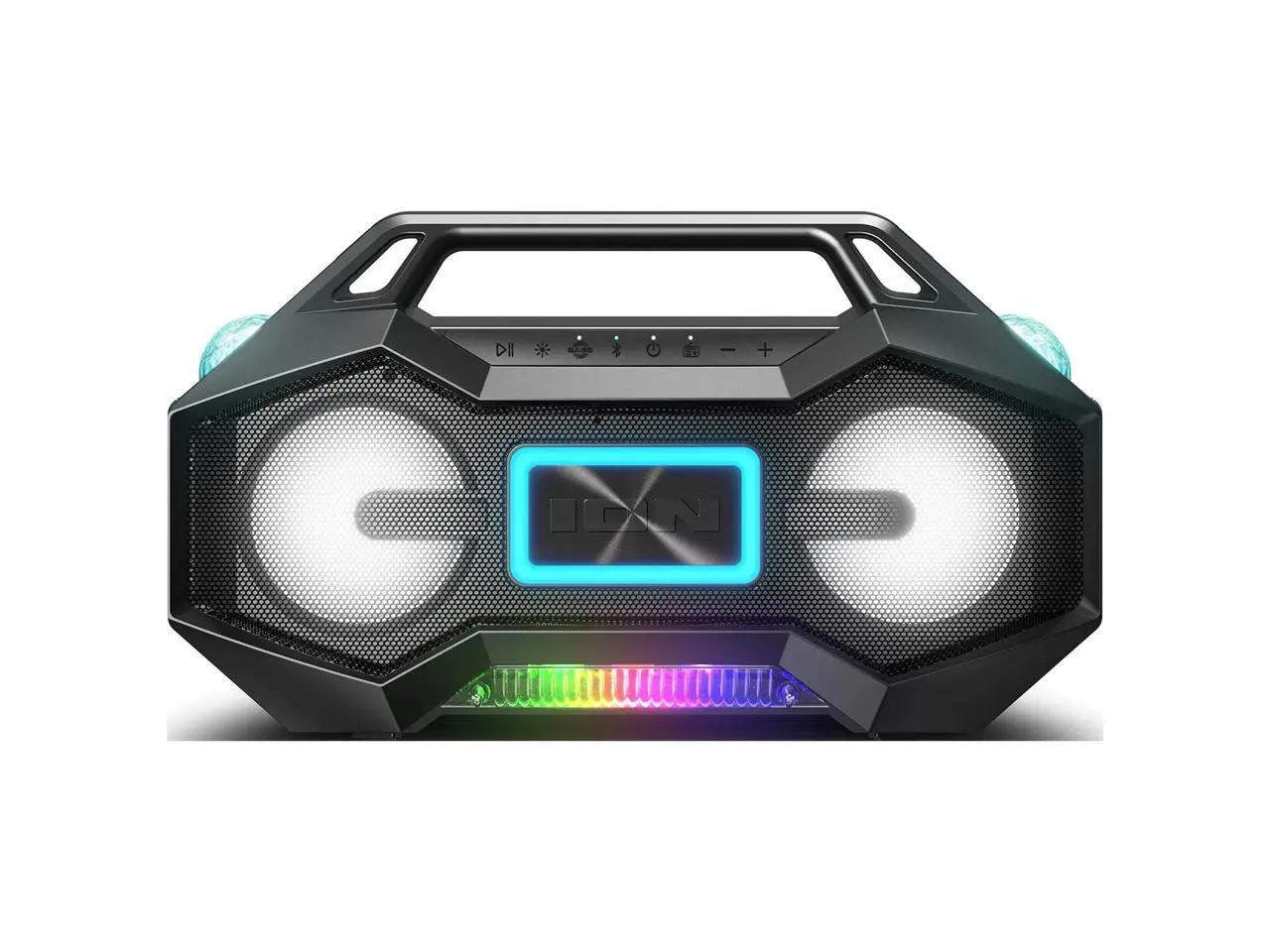ION Party Rocker Go High-Power Portable Boombox with Party Starter Lights ION Party Rocker Go High-Power Portable Boombox with Party Starter Lights