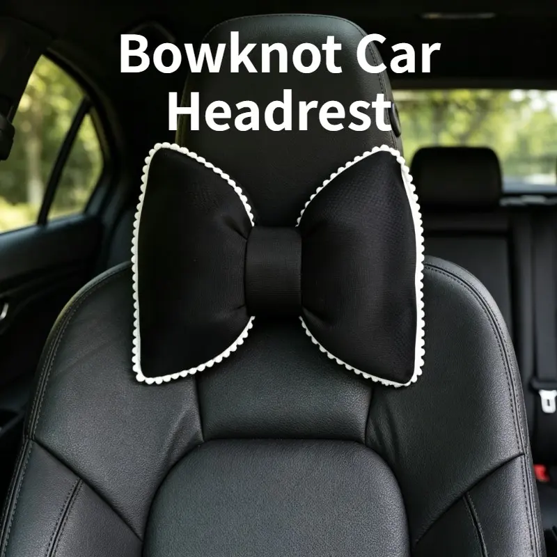 HONDA Premium car Headrest neck Pillows 2 Pieces - Beige HONDA Premium car Headrest neck Pillows 2 Pieces - Beige