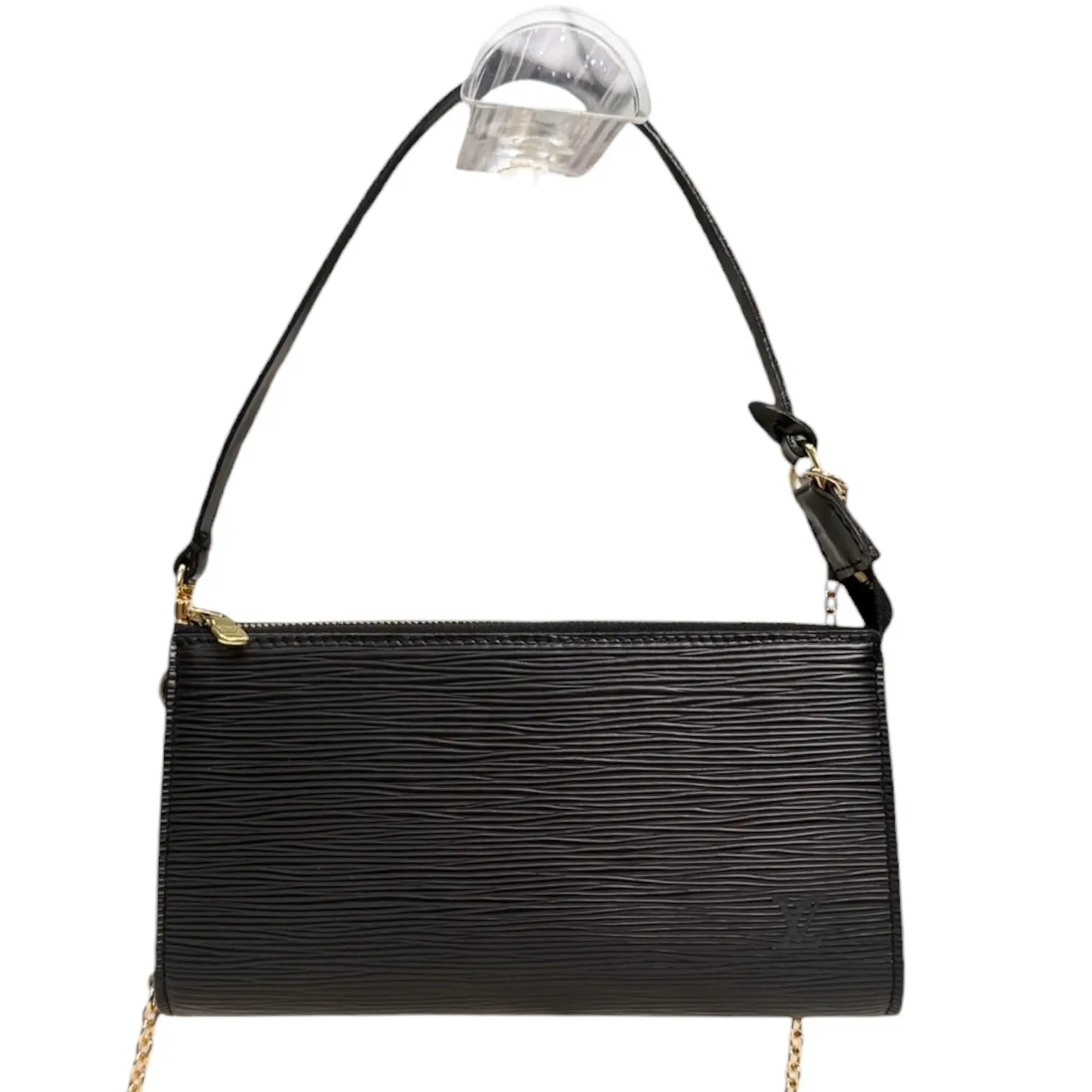 Pre-owned Louis Vuitton epi leather Shoulder bags Black Pochette Accessoires