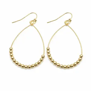 Aster Beaded Earring in Gold