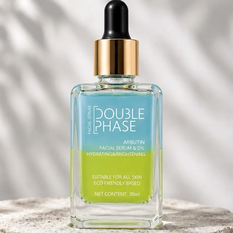 DOUBLE PHASE Arbutin Brightening Facial Serum & Oil for Dark Spots 30ml