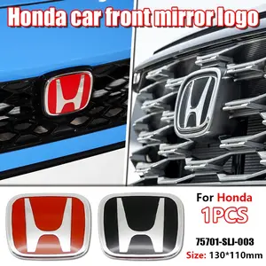 Honda Car Style Upgrade Parts, Fits Honda 75701-Slj-003 Front Hood Replacement Emblem, Decorative Sticker, Automobile Decals, Ca Prop 65 Compliant, Vehicle Exterior Decoration